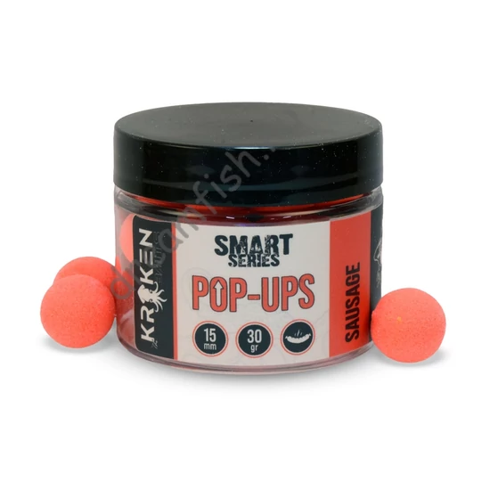 Kraken Baits Smart Series Sausage Fluo Red / Pop Ups