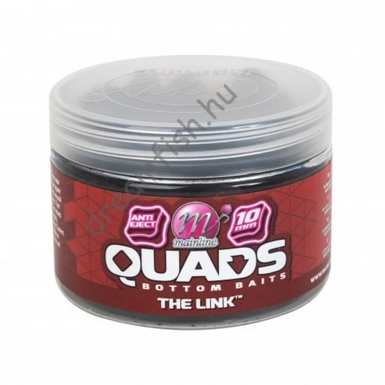 Mainline Quad Hookbait Link 10mm Burgundi / Horogcsali