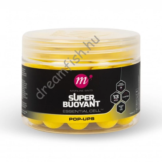 Mainline Essential Cell Super Buoyant 13mm - Yellow / Pop-Ups