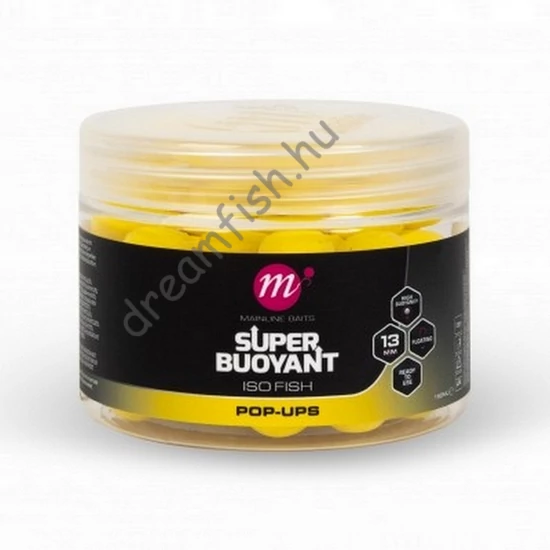 Mainline ISO Fish Super Buoyant 13mm - Yellow / Pop-Ups