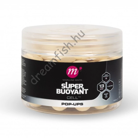 Mainline Cell Super Buoyant 13mm - White / Pop-Ups