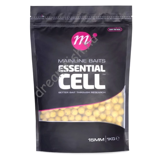 Mainline Shelf Life Boilies Essential Cell 15mm - 1kg / Bojli