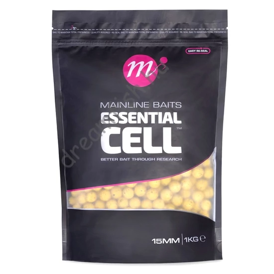Mainline Shelf Life Boilies Essential Cell 15mm - 1kg / Bojli