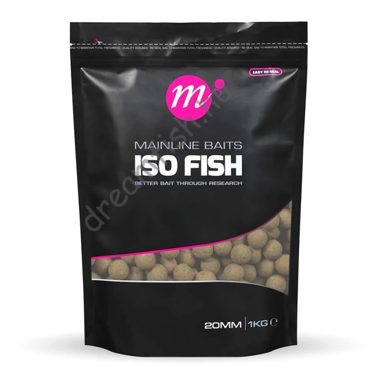 Mainline Shelf Life ISO Fish - 20mm - 1kg / Bojli