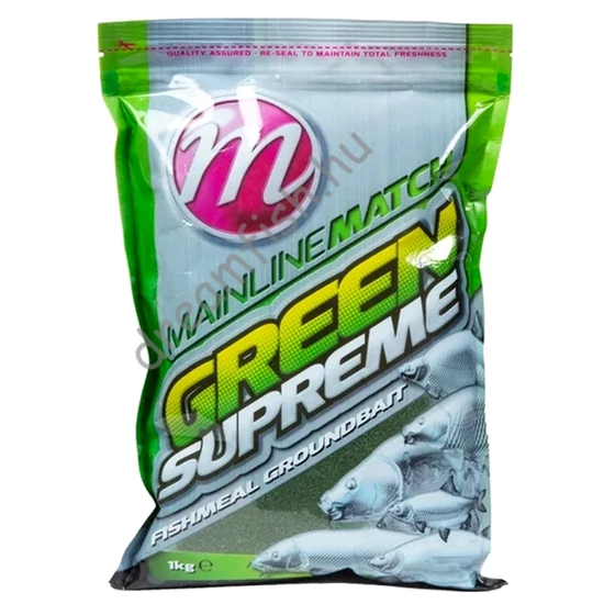 Mainline Match Green Supreme Fishmeal - 1kg / Etetőanyag