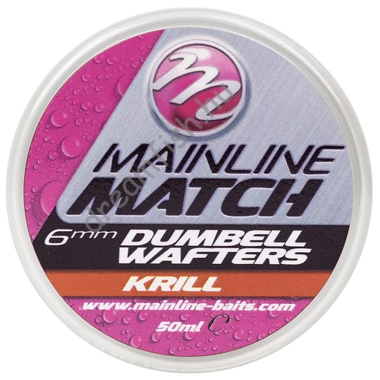 Mainline Match Red Krill - 6mm / Dumbell Wafters