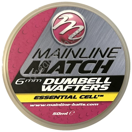 Mainline Match Yellow Essential Cell - 6mm / Dumbell Wafters