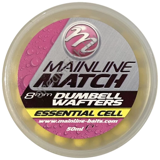 Mainline Match Yellow Essential Cell - 8mm / Dumbell Wafters