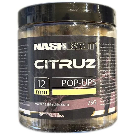 Nash Citruz - White 12mm 75g / Pop Ups