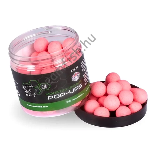 Nash Monster Shrimp - Pink 12mm / Pop Up