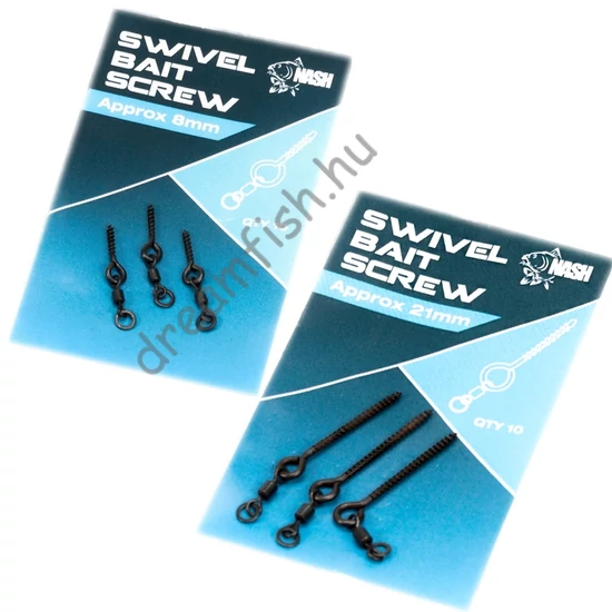 Nash Swivel Bait Screw / Menetes fém csalitüske