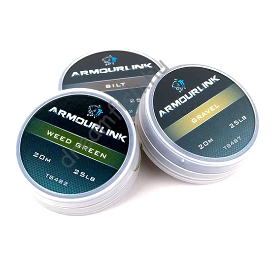 Nash Armourlink Weed Green - Gravel - Silt / Előkezsinór