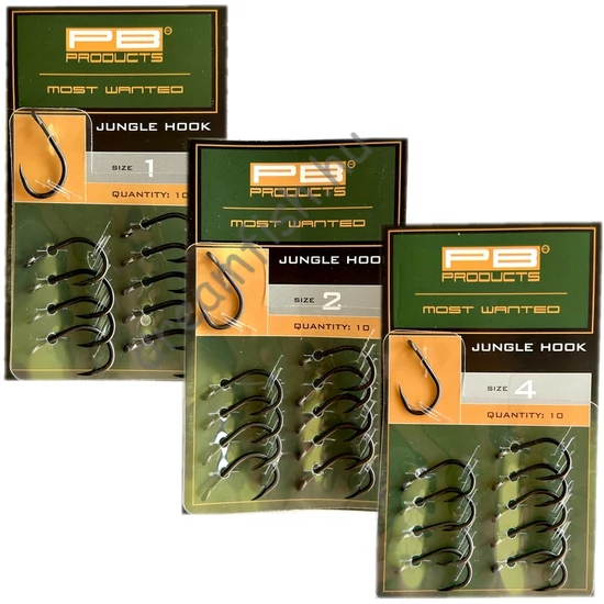 PB Products Jungle Hook Micro Barbed / Mikroszakállas pontyozó horog
