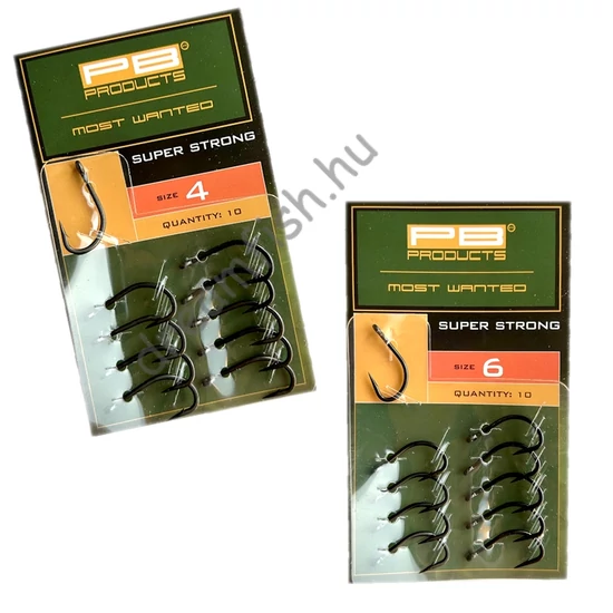 PB Products Super Strong Micro Barbed / Mikroszakállas pontyozó horog