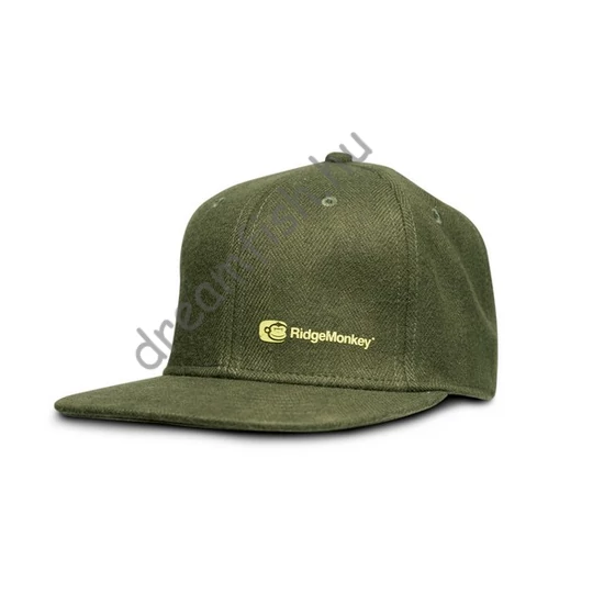 RidgeMonkey Apearel Dropback Snapback / Sapka - Zöld