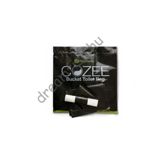 RidgeMonkey Cozee Bucket Toilet Bags x 5 - lebomló tasak tábori WC-hez 5 db