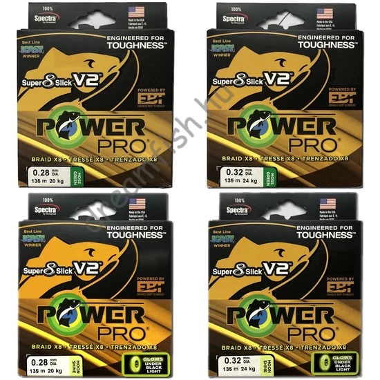 Power Pro Sup 8 Slick V2 / Fonott zsinór