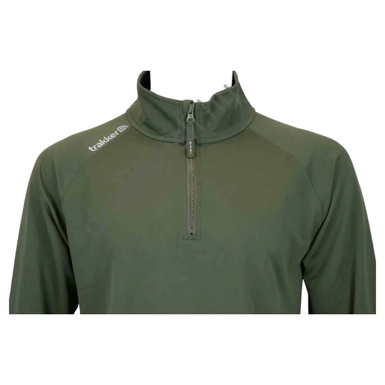 Trakker Half-Zip Top With UV Sun Protection - S-3XL / Hosszú ujjú felső