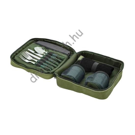Trakker NXG Deluxe Food Set / 2 személyes étkészlet pohárral