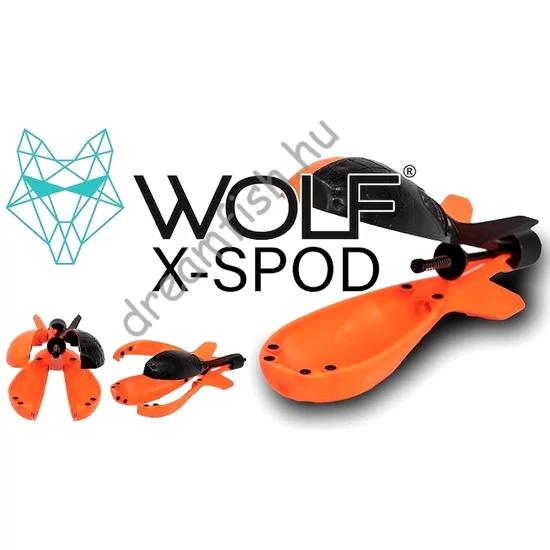 Wolf X-Spod Performance - Orange-Black L / Spomb etetőrakéta