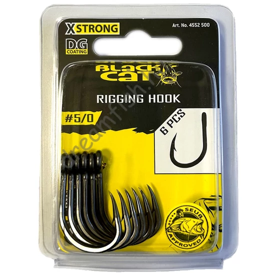 Black Cat Rigging Hook #5/0 / Harcsázó Horog