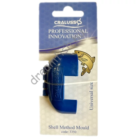 Cralusso Blue SHELL Method Mould / Szétnyitható method kosár töltő