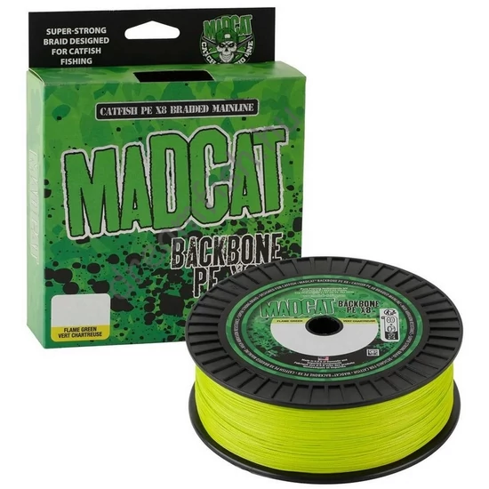 MadCat Backbone PE X8 0.40mm / 300m / 40.9kg / Fonott harcsázó zsinór