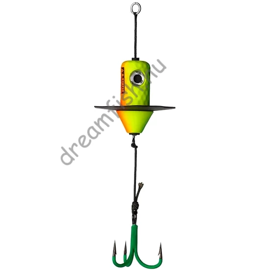 MadCat A-Static Silent Teaser Firetiger UV 100g 15.5cm / Harcsázó műcsali