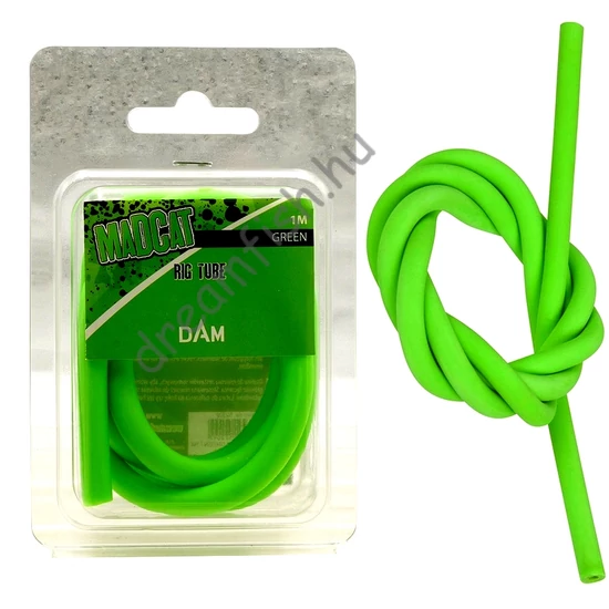 MadCat Rig Tube 1m Green / Gumi csomóvédő cső