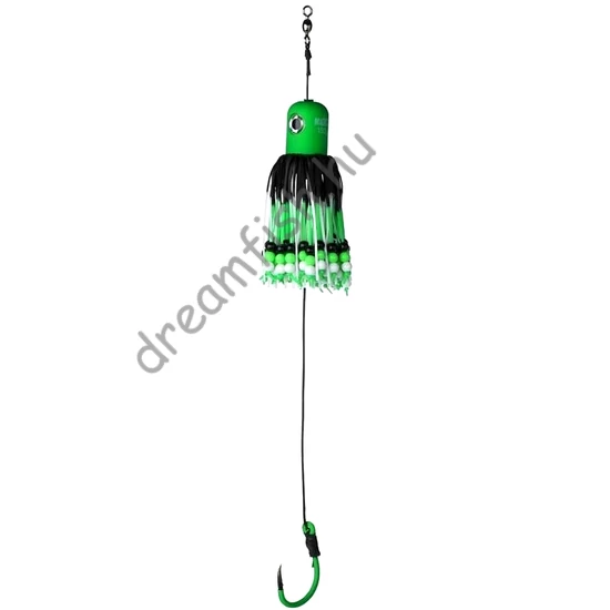 MadCat A-Static Clonk Teaser Zöld 33cm 100g / Harcsázó műcsali