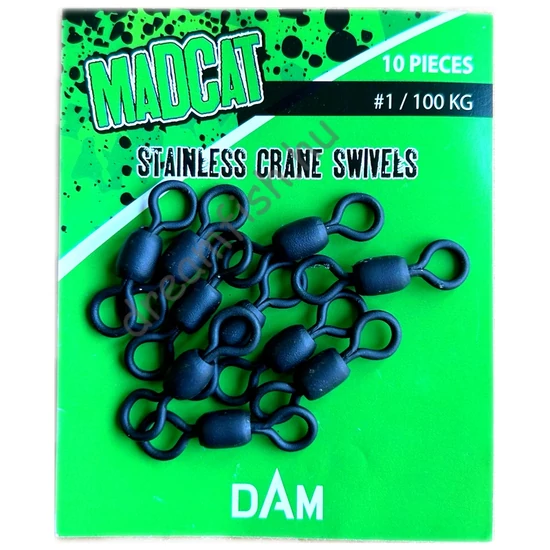 MadCat Stainless Crane Swivel #1 - 100kg / Forgó harcsás szerelékhez