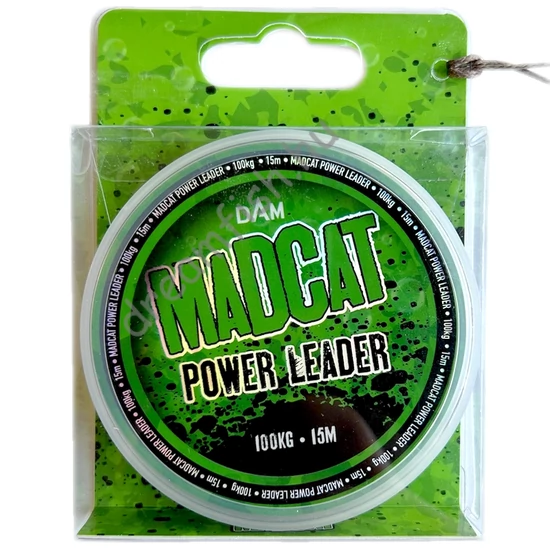 MadCat Power Leader 15m Brown 1.00mm / Fonott harcsázó előkezsinór