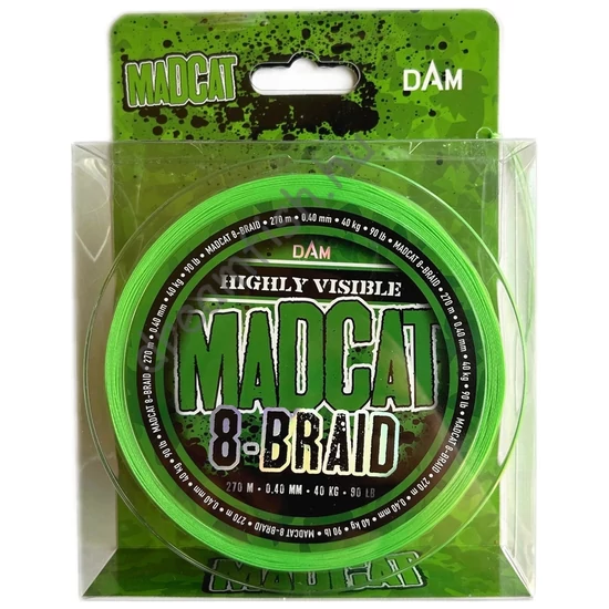 MadCat 8-Braid 270m 40mm / Harcsázó Fonott Zsinór