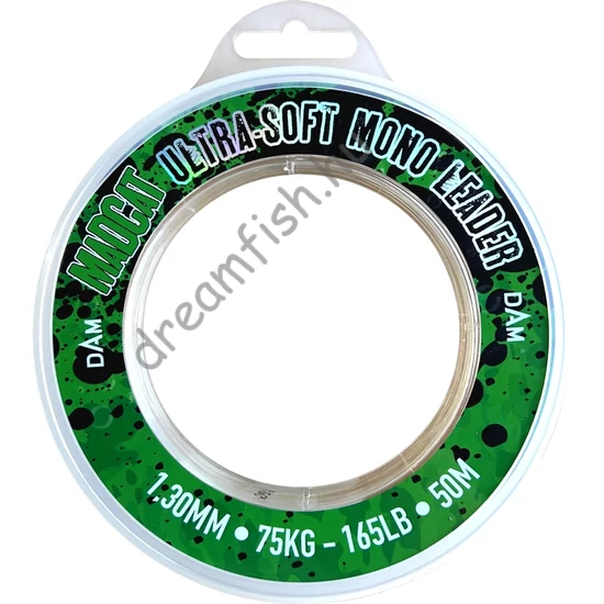 MadCat Ultra-Soft Mono Leader 1,30mm - 75kg - 50m / Harcsázó zsinór