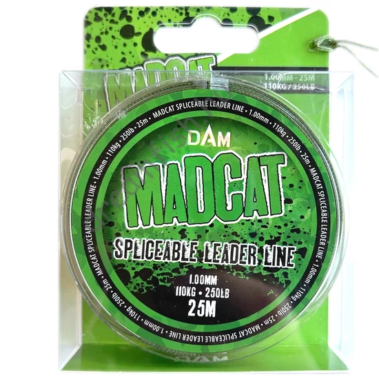 MadCat Spliceable Leader 25m 1,00mm / Fonott harcsázó előkezsinór