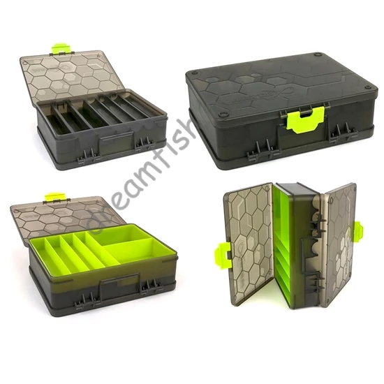 Matrix Double Sided Feeder & Tackle Box / Kétoldalas szerelékes doboz