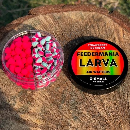 Feedermania Larva Air Wafters Two Tone - XSmall Strawberry Ice Cream / Wafters
