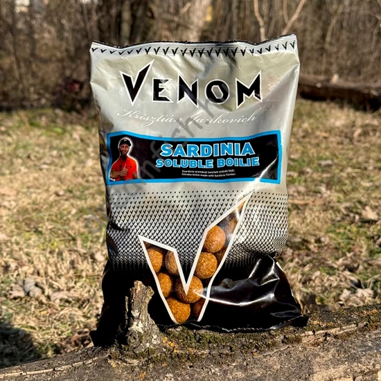 Venom Soluble Boilie 20 mm Sardinia / Oldódó bojli