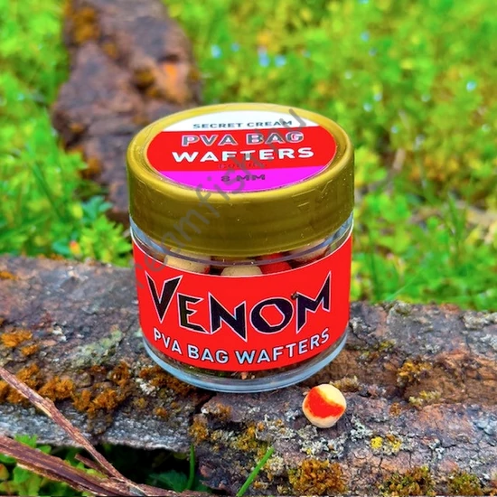 Venom PVA BAG - Secret Cream 8mm / Wafters Boilies