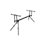 Kép 1/6 - Delphin Bronx 2G Rod Pod / Bottartó állvány