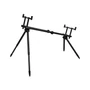 Kép 2/6 - Delphin RPX Stalk BlackWay - két botos buzz bar / Rod pod - Bottartó állvány