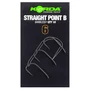 Kép 5/5 - Korda Straight Point - Barbless / Szakáll nélküli pontyozó horog