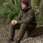 Kép 3/7 - Korda Insulated Hooded Jacket - Dark Olive / Kapucnis Izolált Dzseki