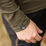 Kép 5/5 - Korda Kool UPF Zip Jersey Dark Olive / UV szűrős hosszú ujjú felső