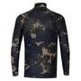 Kép 2/5 - Korda Kool UPF Zip Jersey Dark Kamo / UV szűrős hosszú ujjú felső