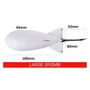 Kép 6/6 - Spomb Large White / Etetőrakéta Fehér